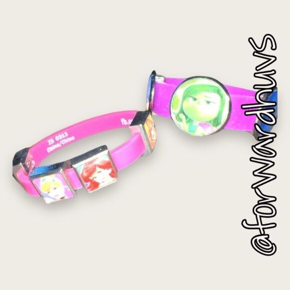 Bundle 3 for $15 Disney Youth Size Princess and Inside Out Character Bracelets S - Picture 3 of 8